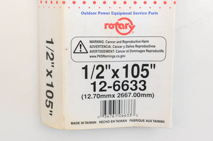 Rotary 12-6633, 4L-1050 1/2" x 105" V-Belt NOS