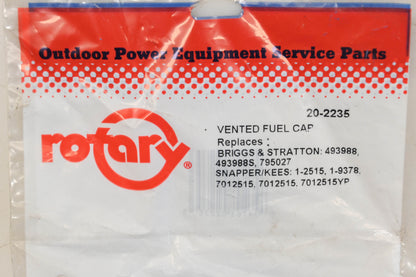 Rotary 20-2235, 493988, 1-2515 Vented Fuel Cap NOS