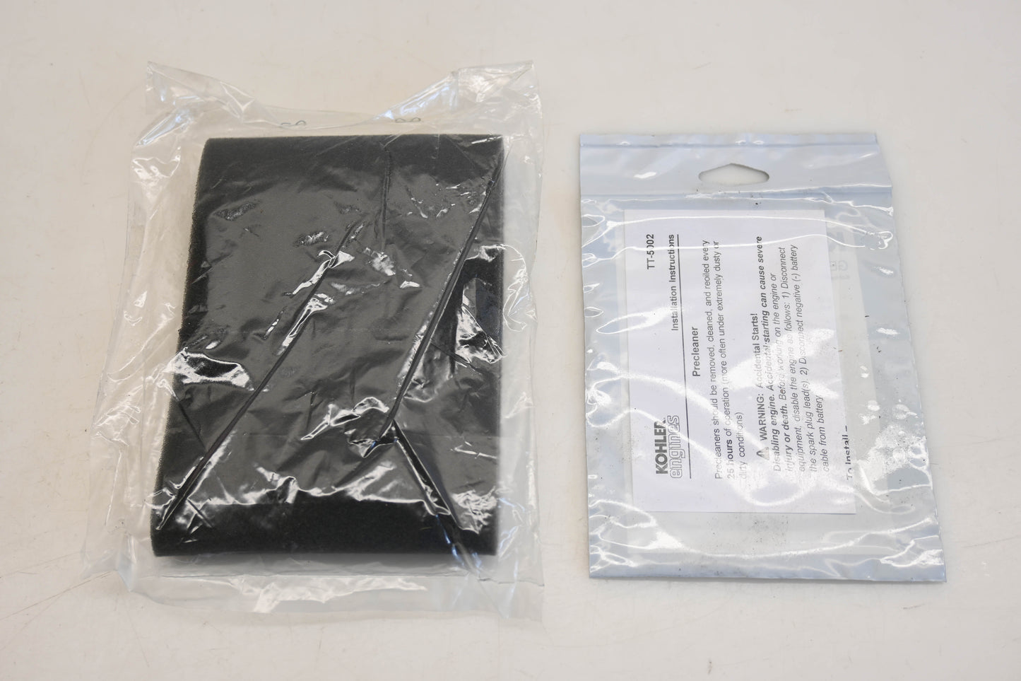 Kohler 63 083 02-S Pre-Cleaner Element Kit NOS