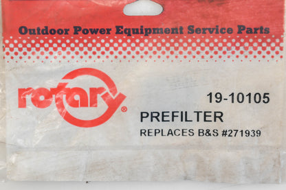 Rotary 19-10105, 271939 Foam Pre-Filter NOS