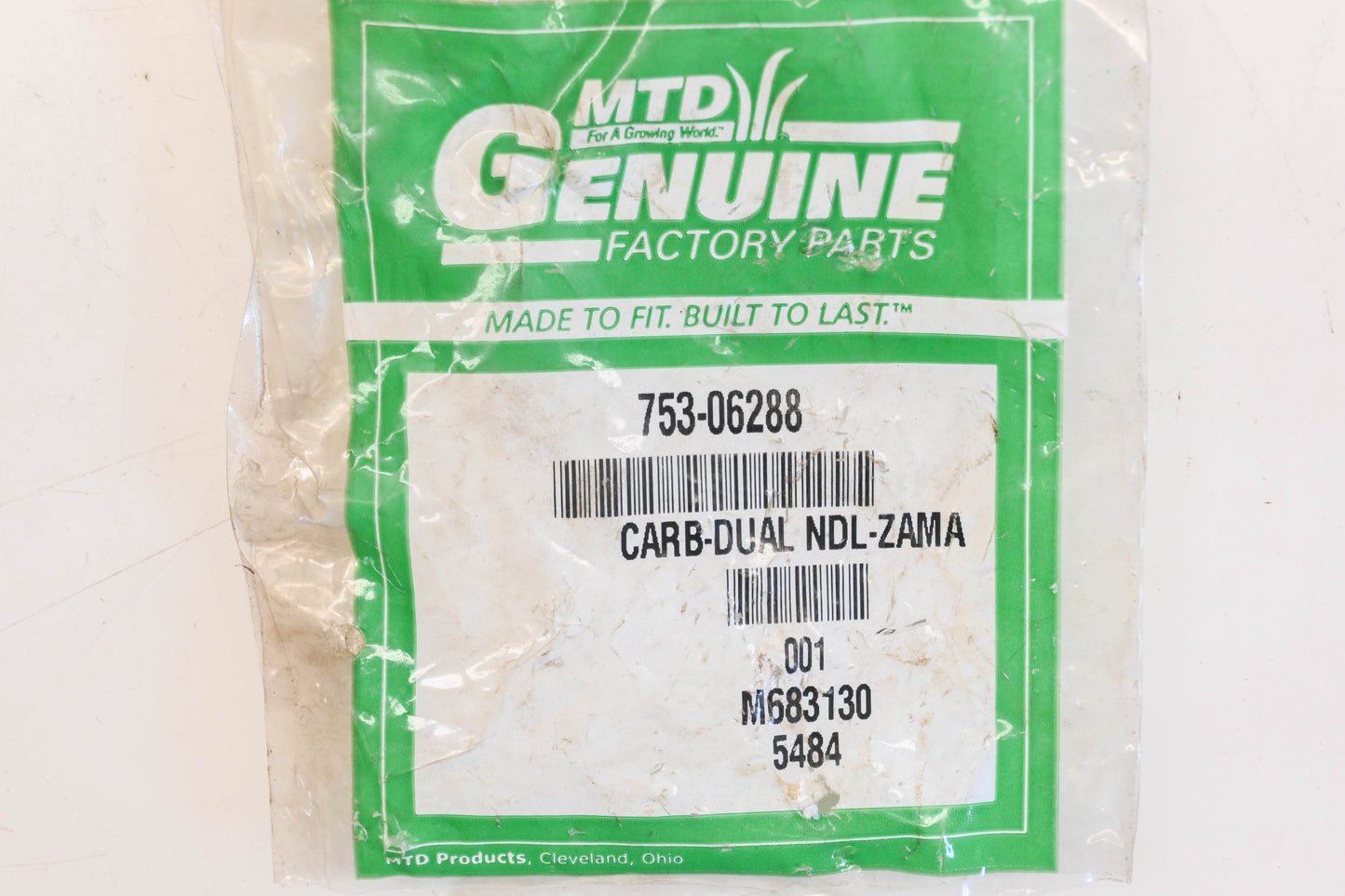 MTD 753-06288 Carburetor NOS