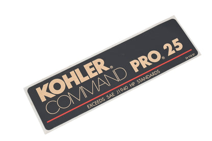 Kohler 25 113 97-S 25 HP Decal NOS
