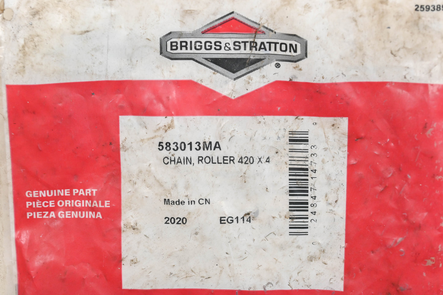 New OEM Briggs & Stratton 583013MA 420 x 4 Roller Chain NOS
