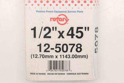 Rotary 12-5078, 4L-450, 954-0194 1/2" x 45" V-Belt NOS