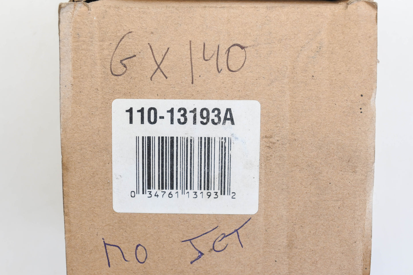 Aftermarket 110-13193A, 16100-ZH7-W61, GX140 Carburetor Kit NOS