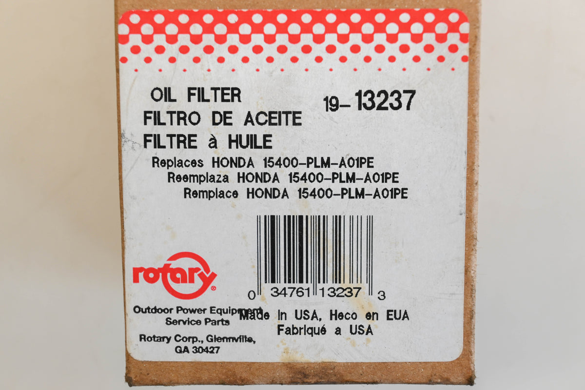 Rotary 19-13237, 15400-PLM-A01PE Oil Filter NOS