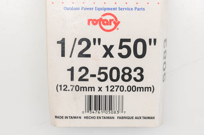 Rotary 12-5083, 4L-500, 954-0214 1/2" x 50" V-Belt NOS
