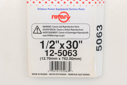 Rotary 12-5063, 4L-300, 954-0196 1/2" x 30" V-Belt NOS