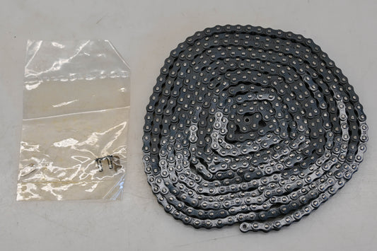 TYC 11-383, 25-1R 1/4" x 1/8" x 10' Roller Chain Kit NOS