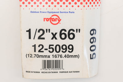 Rotary 12-5099, 4L-660, 173-8511 1/2" x 66" V-Belt NOS