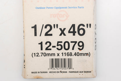 Rotary 12-5079, 4L-460, 754-0108 1/2" x 46" V-Belt NOS
