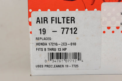 Rotary 19-7712, 17210-ZE3-010 Air Filter Kit NOS