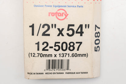 Rotary 12-5087, 4L-540, 754-0195 1/2" x 54" V-Belt NOS
