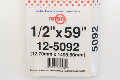 Rotary 12-5092, 4L-590, 954-0245 1/2" x 59" V-Belt NOS
