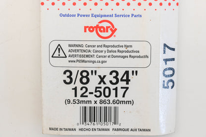 Rotary 12-5017, 3L-340 3/8" x 34" V-Belt NOS