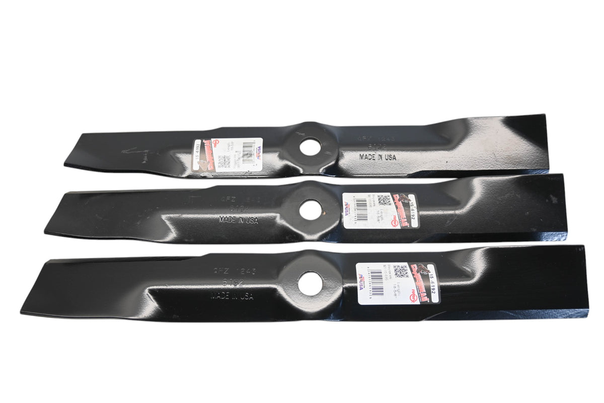 Rotary 15-6192, M115496, 50-4395 18-5/8" x 2-1/2" x 13/16" Mower Blades Qty 3 NOS