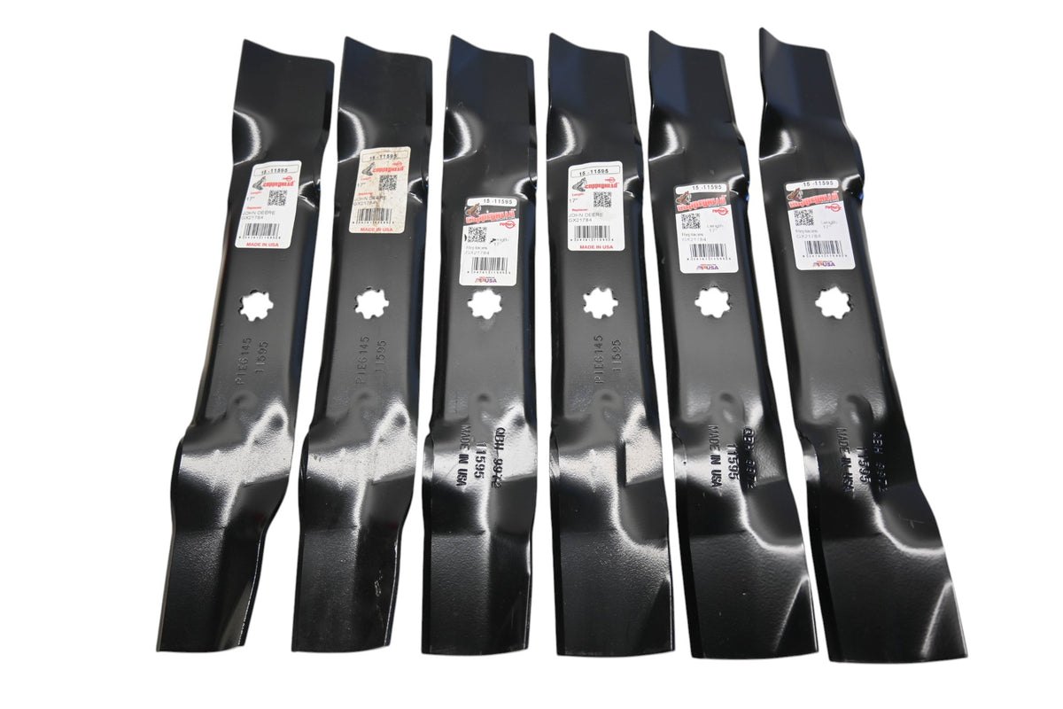 Rotary 15-11595, GX21784, 50-2081 17" x 2-3/4" Mower Blades Qty 6 NOS