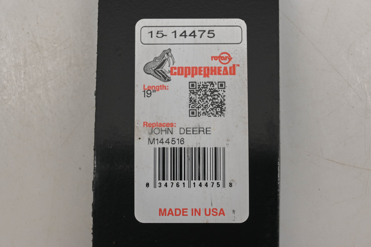 Rotary 15-14475, M144516, MIU11251 19" x 2-1/2" x 13/16" Mower Blades Qty 3 NOS