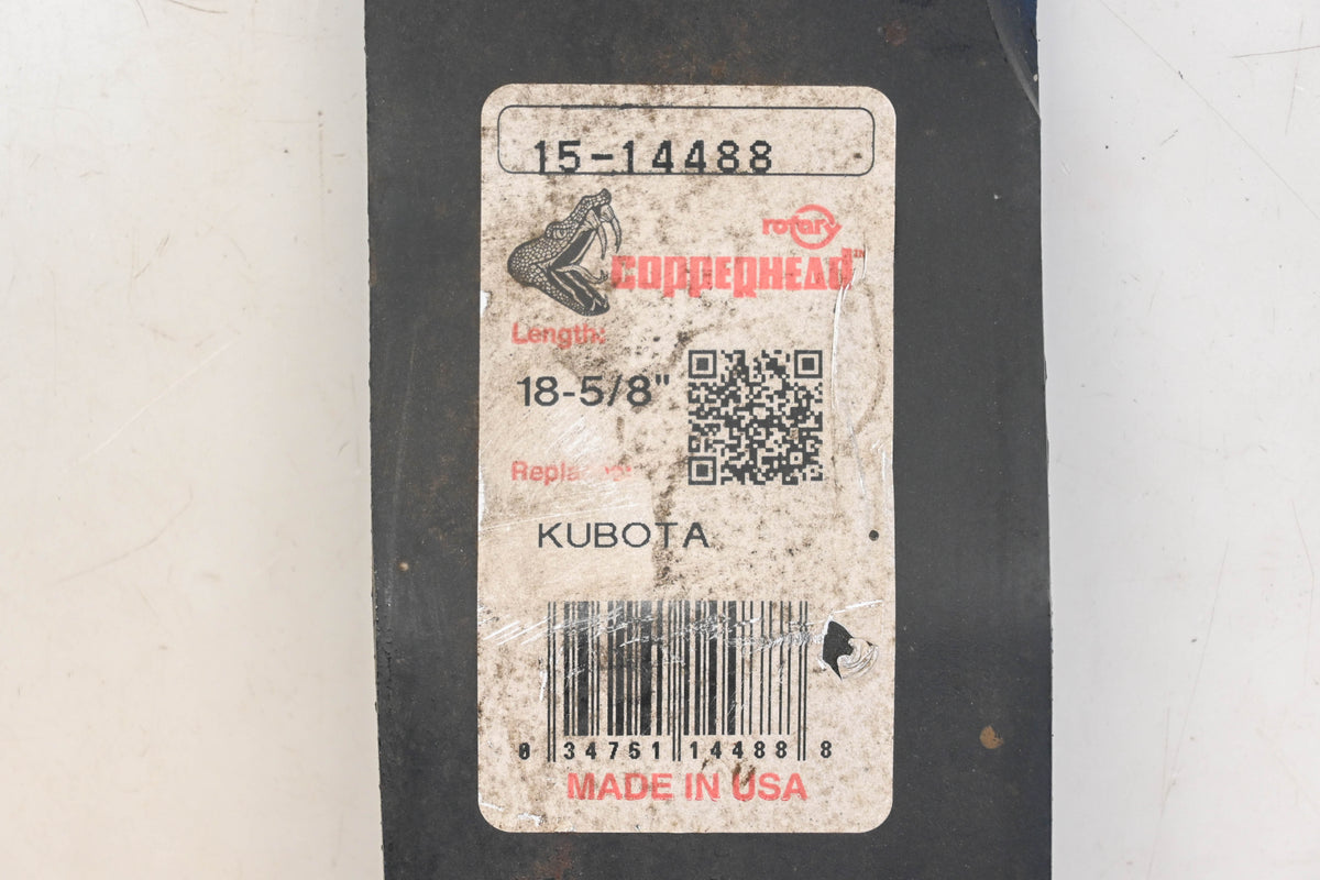 Rotary 15-14488, K5619-34350 18-5/8" x 2-1/2" x 7/8" Mower Blades Qty 2 NOS