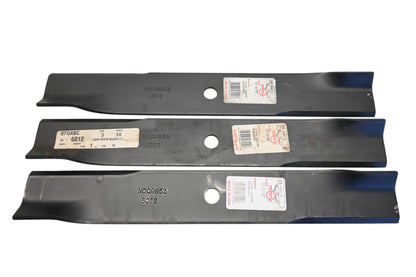 Rotary 15-6012, AM39966 17-3/16" x 2-1/2" x 11/16" Mower Blades Qty 3 NOS