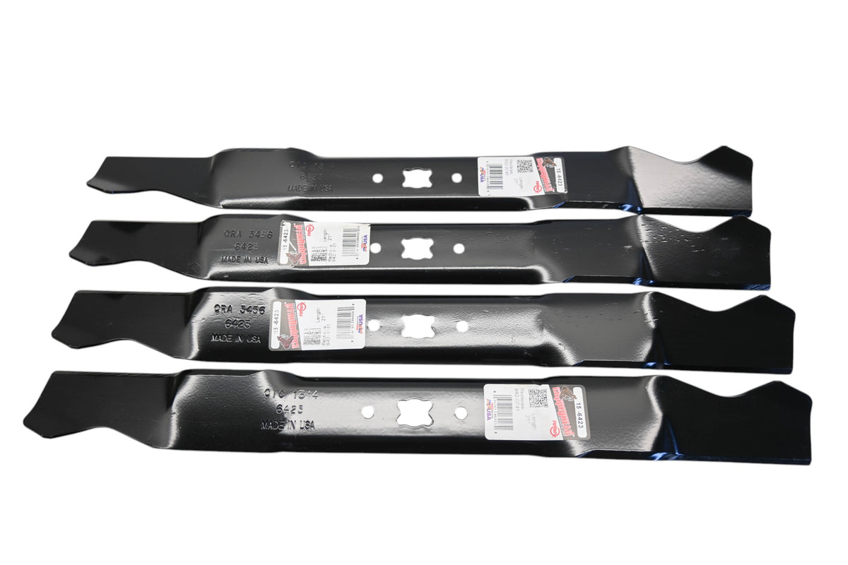 Rotary 15-6423, 942-0741, 742-0741 21" x 2-1/4" Mower Blades Qty 4 NOS
