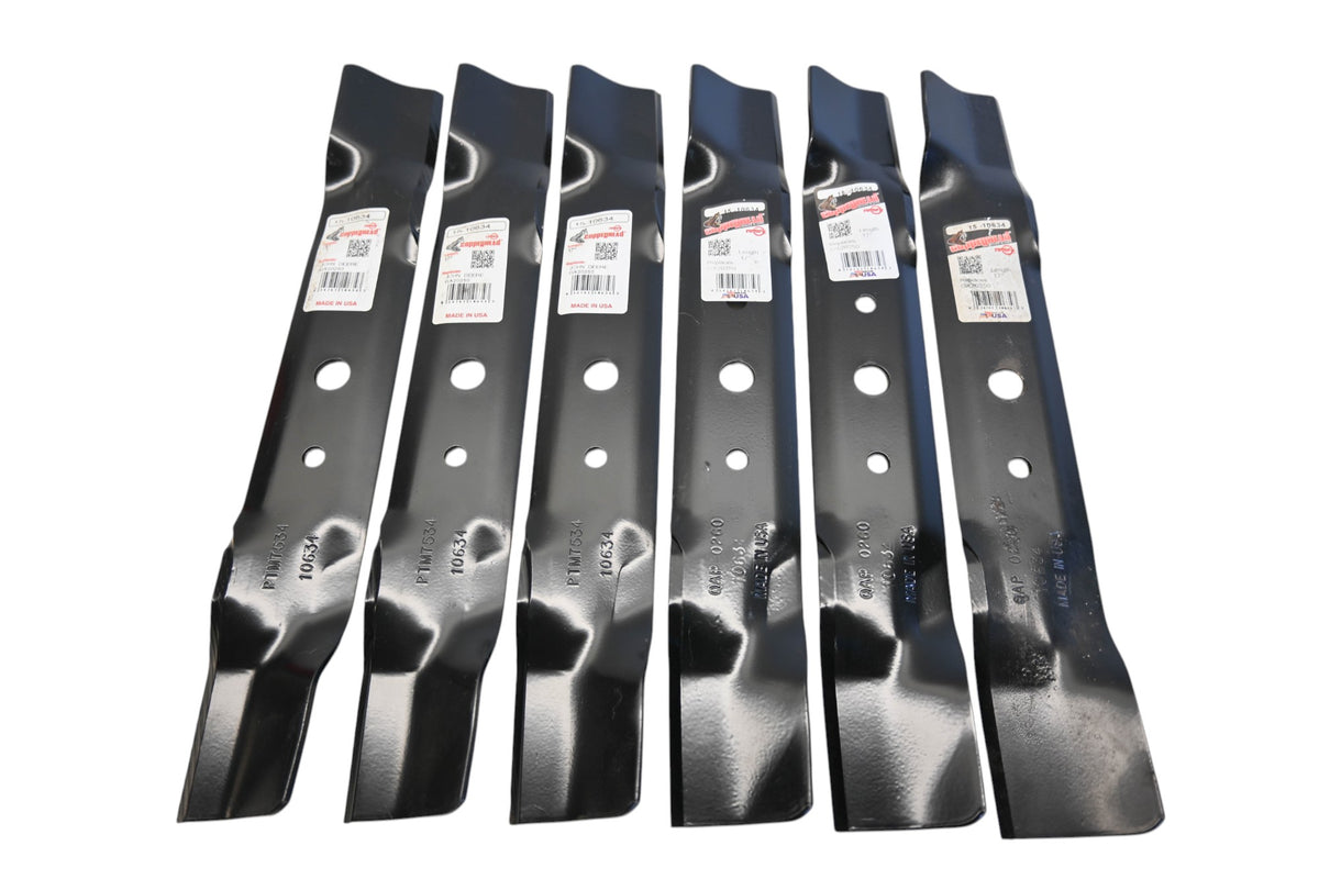 Rotary 15-10634, GX50250, 50-2141 17" x 2-1/2" x 5/8" Mower Blades Qty 6 NOS