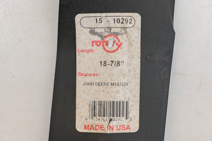 Rotary 15-10292, M143520, 50-4441 18-7/8" x 2-3/4" x 13/16" Mower Blades Qty 3 NOS