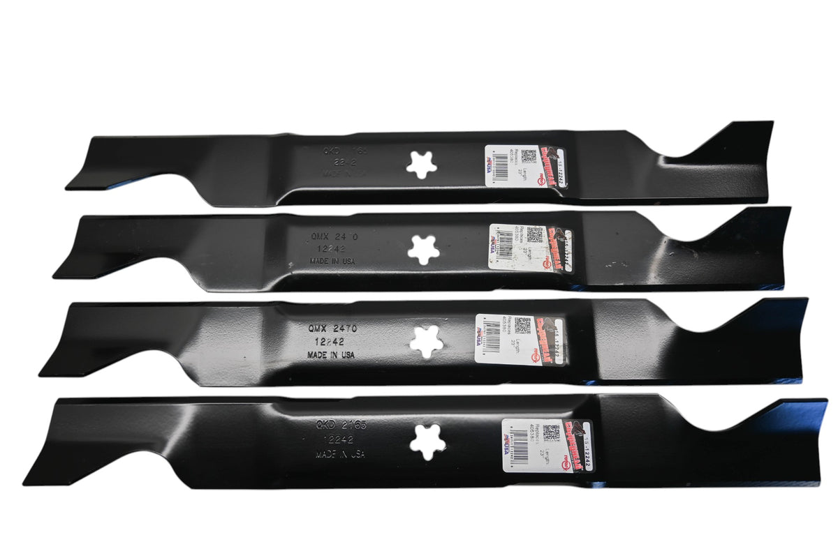 Rotary 15-12242, 405380, 532405380 23" x 2-3/4" Mower Blades Qty 4 NOS