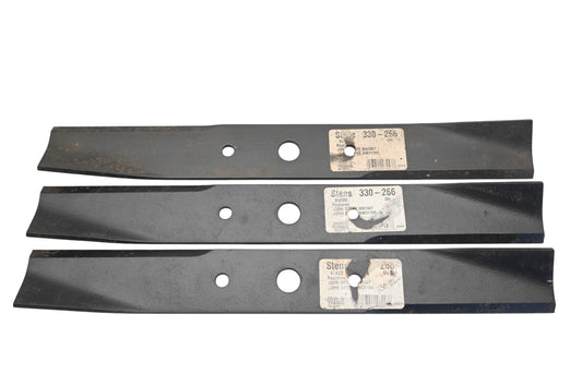 Stens 330-266, M41367, AM31100 15-7/8" x 2" x 11/16" Mower Blades Qty 3 NOS