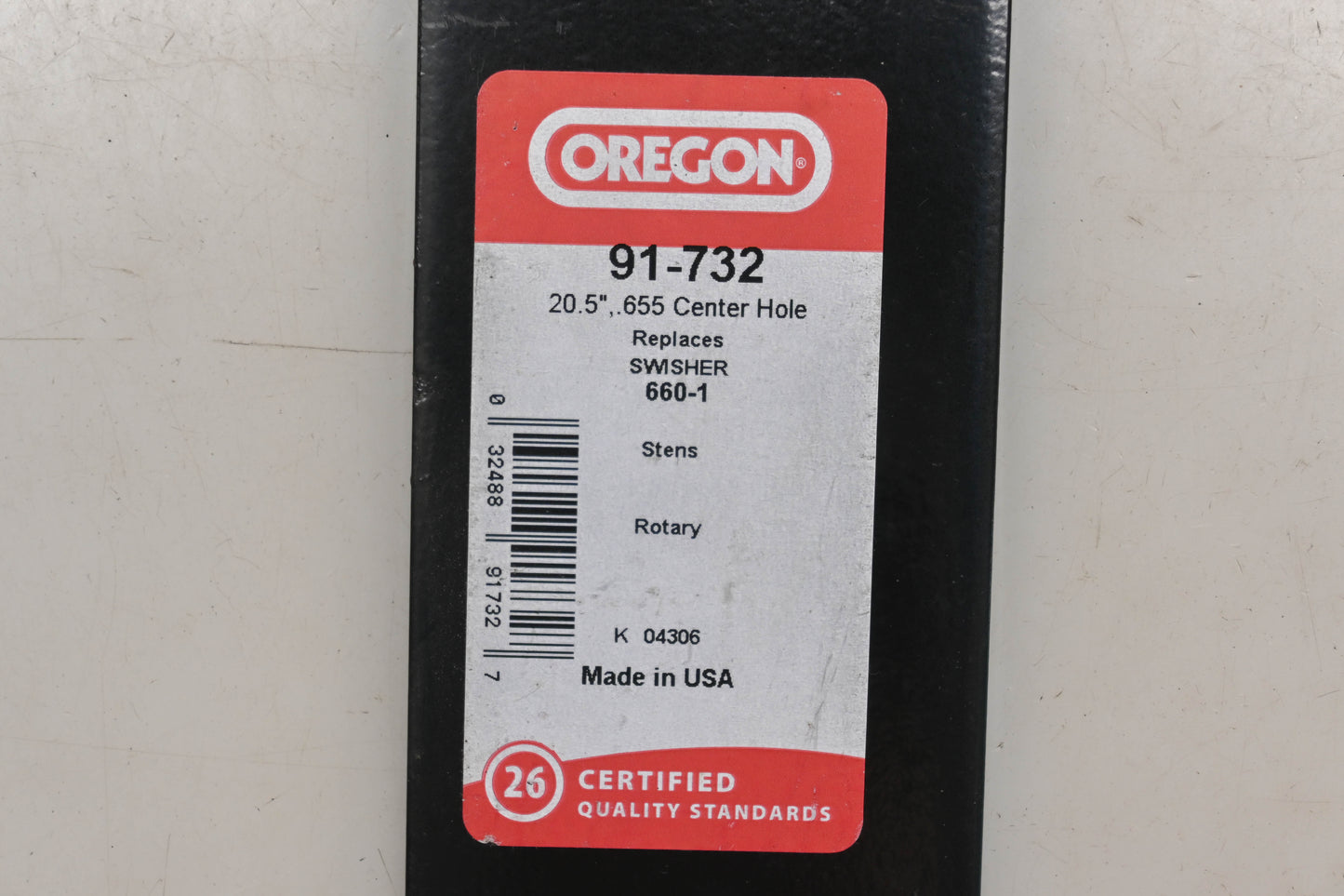 Oregon 91-732, 660-1 20-1/2" x 2-1/4" Mower Blades Qty 2 NOS
