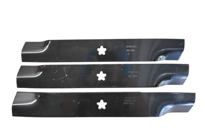 New OEM Husqvarna 574870801, 8951524 17-3/4" x 2-1/2" Mower Blades Qty 3 NOS