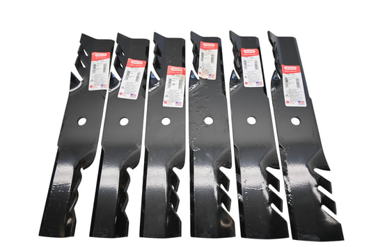 Oregon 596-310, 303-104 16-1/4" x 3" x 5/8" Mower Blades Qty 6 NOS