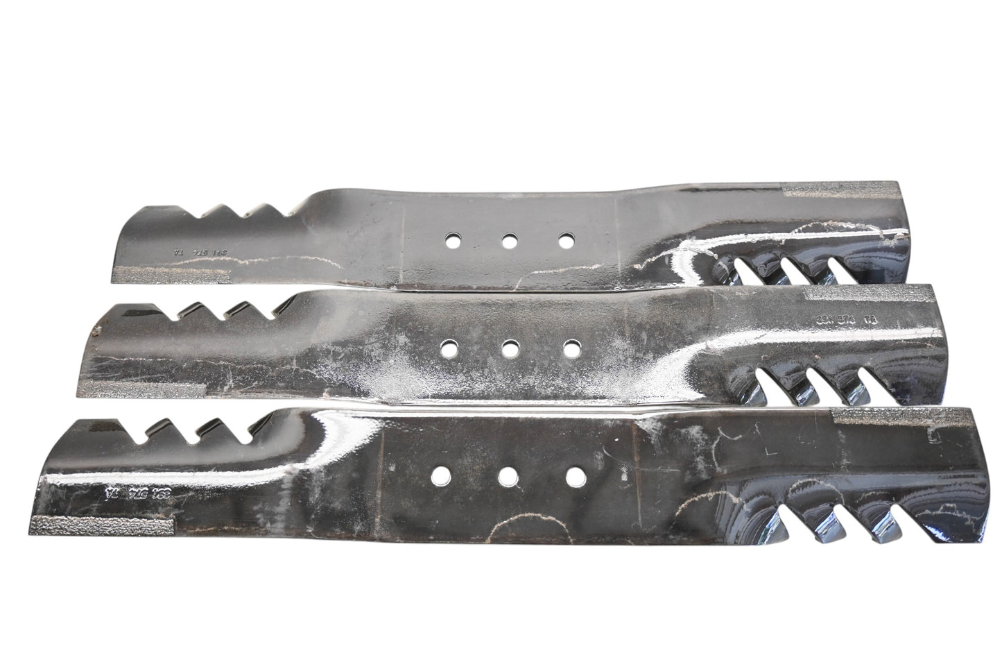 Oregon 391-574 20-1/2" x 3" x 3/8" Mower Blades Qty 3 NOS