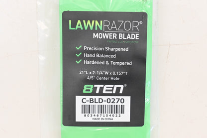LawnRazor C-BLD-0270, 580921101, 580921102 21" x 2-1/4" x 13/16" Mower Blades Qty 4 NOS