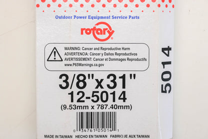 Rotary 12-5014, 3L-310 3/8" x 31" V-Belt NOS