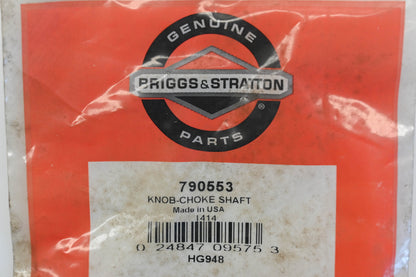 New OEM Briggs & Stratton 790553 Choke Shaft Knob NOS