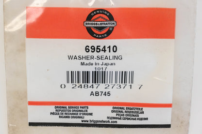 New OEM Briggs & Stratton 695410 Sealing Washer NOS