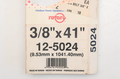 Rotary 12-5024, 3L-410 3/8" x 41" V-Belt NOS