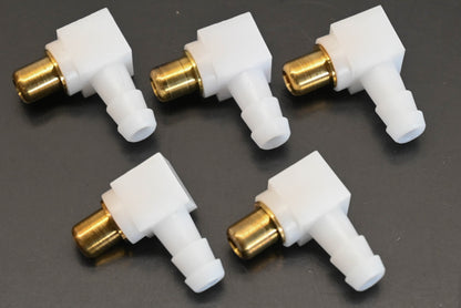 New OEM Briggs & Stratton 692317 Carburetor Elbow Hose Connectors Qty 5 NOS