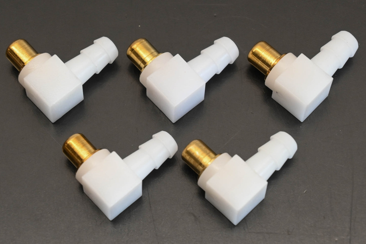 New OEM Briggs & Stratton 692317 Carburetor Elbow Hose Connectors Qty 5 NOS