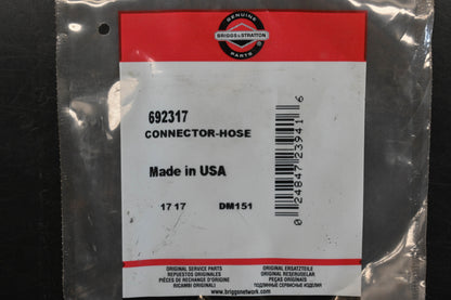 New OEM Briggs & Stratton 692317 Carburetor Elbow Hose Connectors Qty 5 NOS