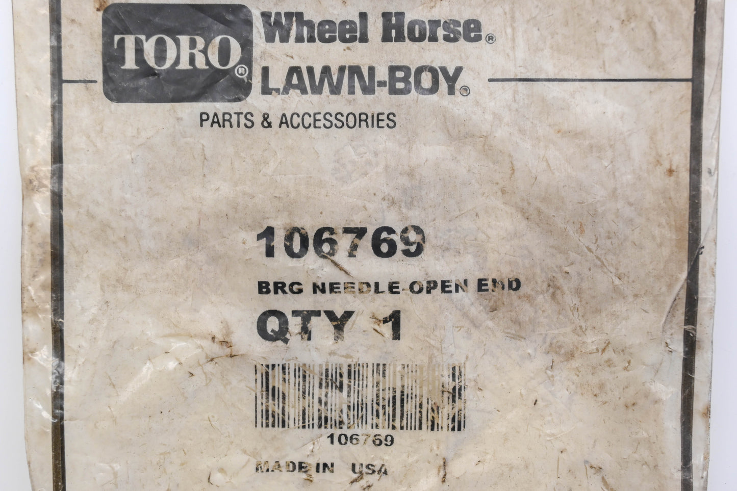 Toro 106769 1-1/2" x 1-7/8" x 1-3/16" Needle Bearing NOS