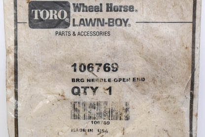 Toro 106769 1-1/2" x 1-7/8" x 1-3/16" Needle Bearing NOS