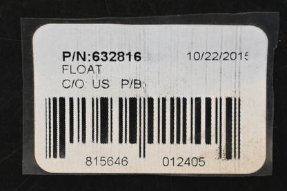Aftermarket 632816 Carburetor Float NOS