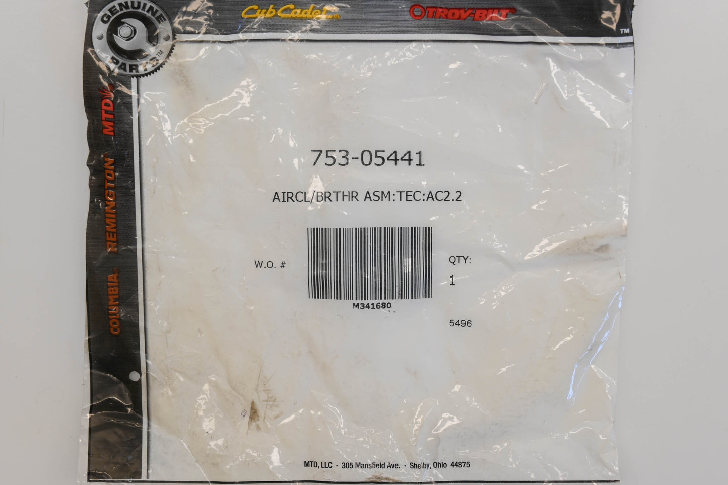 MTD 753-05441 Air Cleaner Assembly NOS
