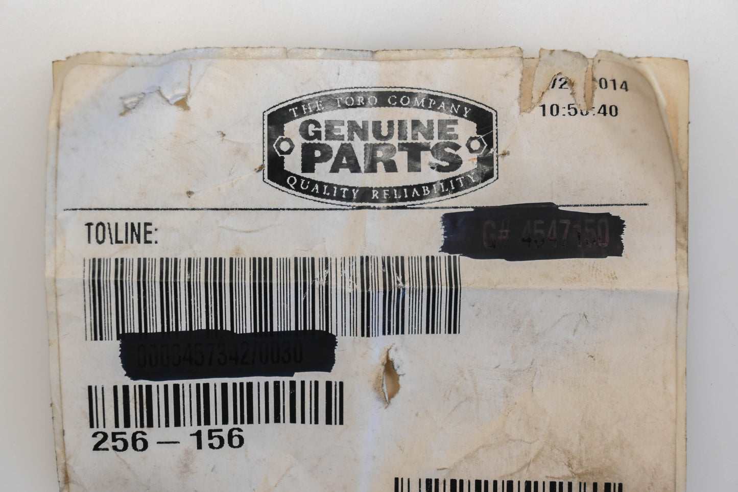 Toro 256-156 0.502" x 0.627" x 0.3" Flanged Bushing NOS
