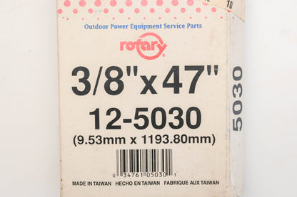 Rotary 12-5030, 3L-470 3/8" x 47" V-Belt NOS