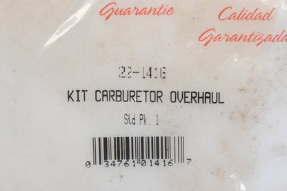 Rotary 22-1416 Carburetor Overhaul Kit NOS