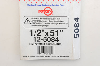 Rotary 12-5084, 4L-510 1/2" x 51" V-Belt NOS