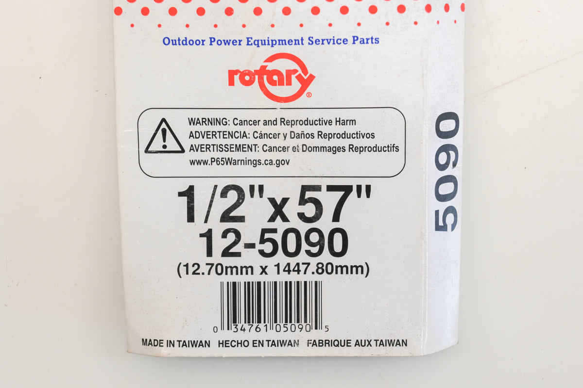 Rotary 12-5090, 4L-570 1/2" x 57" V-Belt NOS